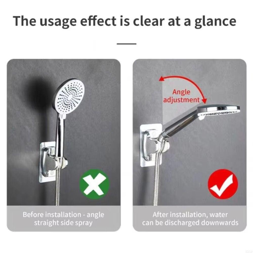 2pcs Easy To Use Handheld Showerhead Connector Elbow Adapter Shower Angle Controller  Kitchen