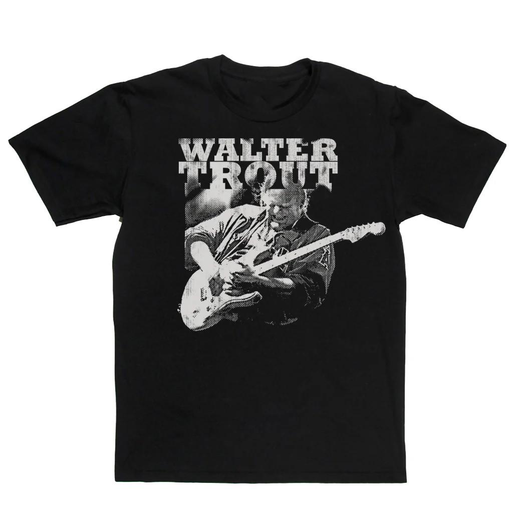 НОВЫЙ Концертный Тур Группы Walter Trout Тяжелый Хлопок Черный S-5XL Футболка US131 L