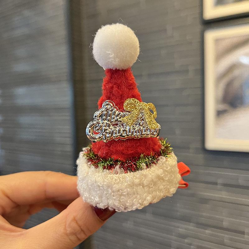 2025 Christmas Antler Hair Clip for Girls - Three-Dimensional Red Party Photo Prop