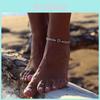 Classic Retro Barefoot Ankle Bracelet With Timeless Flower Design For Yoga