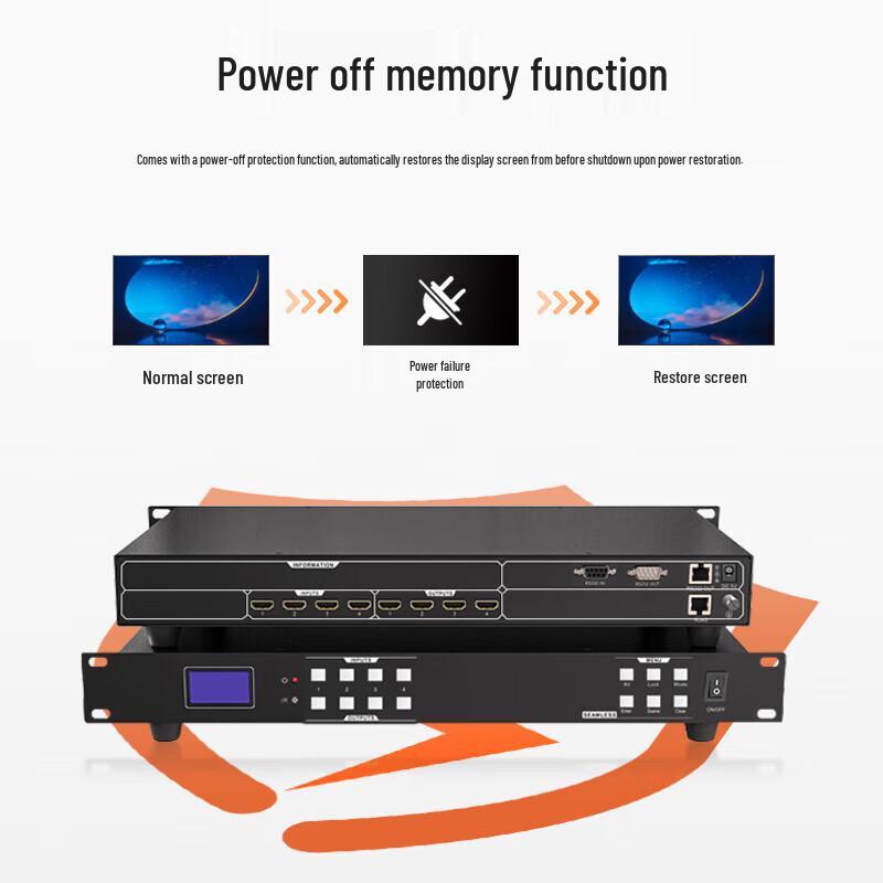 Hongjiahe 4K HDMI Seamless Matrix Switcher (CN version)
