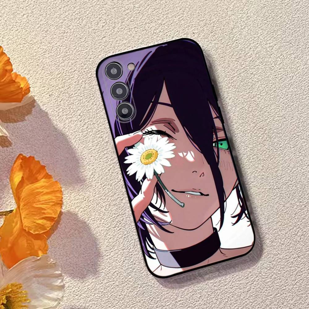 

Cool Anime Girl R-Reze Phone Case For Samsung Galaxy A73,A72,A71,A70,A53,A52,A51,Others Soft Black Cover Samsung a32 5g