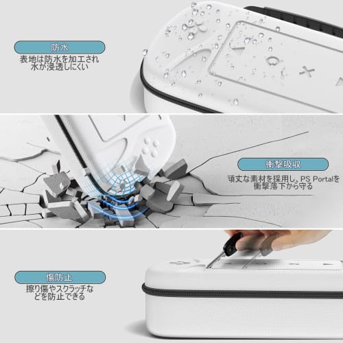 [PS5 Portal-kompatibel] PS Bærbar Veske PS5 Portal Oppbevaringsveske PS5 Fjernspiller Pung Kan Oppbevare Tilbehør Stor Kapasitet Full Beskyttelse Støtsikker