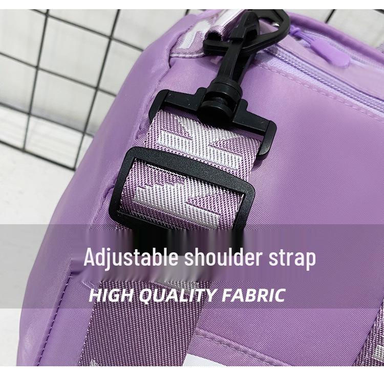 Pink Sports Bag: Wet/Dry Separation, Handheld/Crossbody, Large Capacity Travel Storage, Fitness Luggage