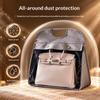 Transparent Waterproof Handbag Hanging Storage Organizer Visible Dust Bag for Closet Wardrobe Bag Protection