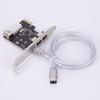 PCI-E 1X To 16X 1394 DV Video Capture Card with 6 Pin To 4 Pin Firewire Adapter 3 Ports Free Driver Desktop Computer Accessory