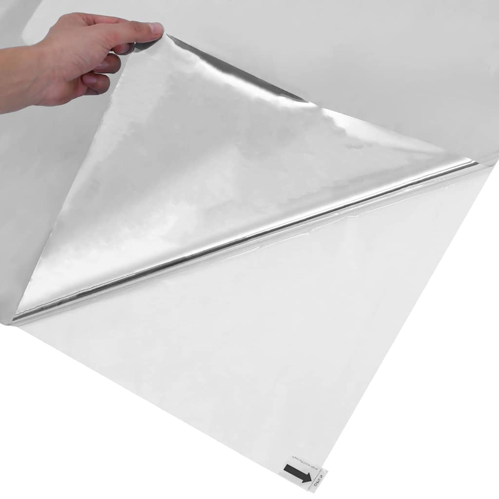 Static Reflective Solar Window Film Silver 45 x 500 cm