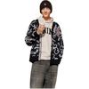 Li Ning Cny Wanshi Qingsong Series Brand Logo Pattern Embroidered V-Neck Long Sleeve Knit Sweater Unisex sweater Black AMBU245-2