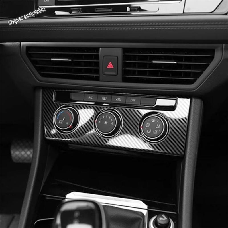 For Volkswagen Jetta Mk7 - Car ABS Accessories Central Control AC Air Conditioning Panel Decoration Frame Cover Trim