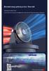 Compact Ultra-Quiet Rechargeable Desktop & Wall-Mount Fan for Office, Dorm, and Classroom Cooling