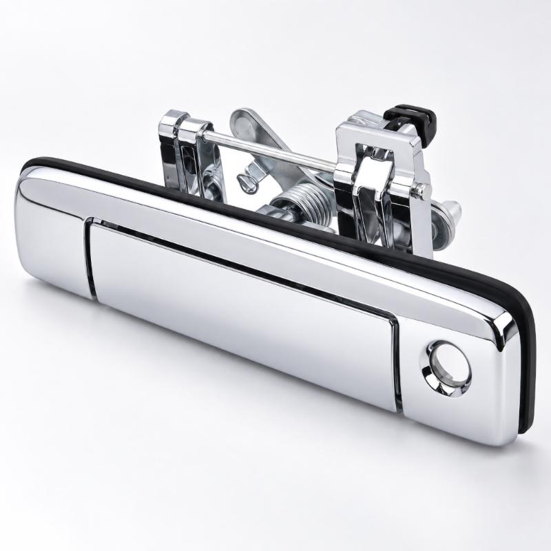 Mechanical Tailgate Handle Latches Opening Handle Assembly for S10 Pickup Application, with Integrated Return Spring and Right-Side Lock Opening