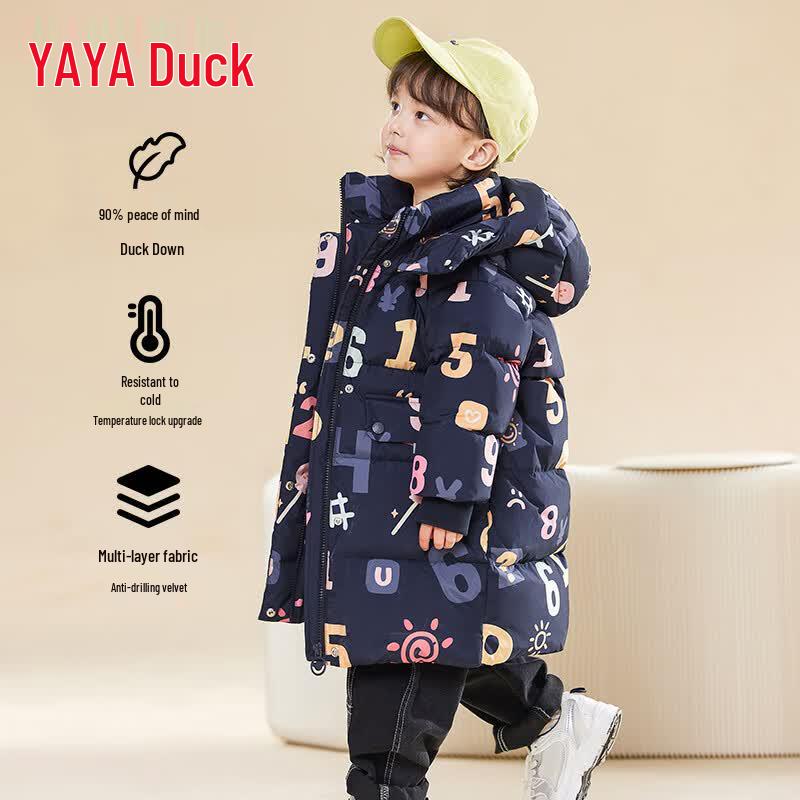 Girls' Thickened Down Jacket