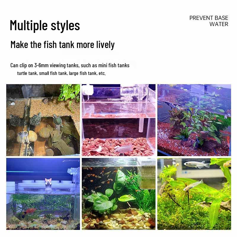 Energie sparende LED-Aquariumleuchte für kleine Becken mit super heller Bepflanzung und Clip-Halterung.