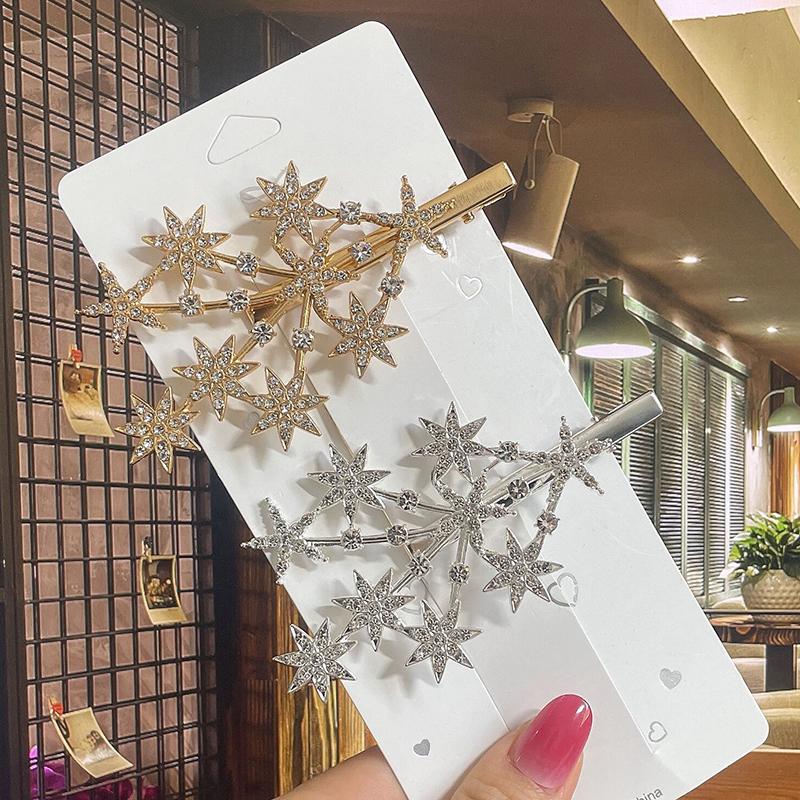 Pearl Hair Clip For Women Korean Hairpins Girl Geometric Crystal Hair Barrettes Fashion New Hairgrip Headwear Hair Accessories