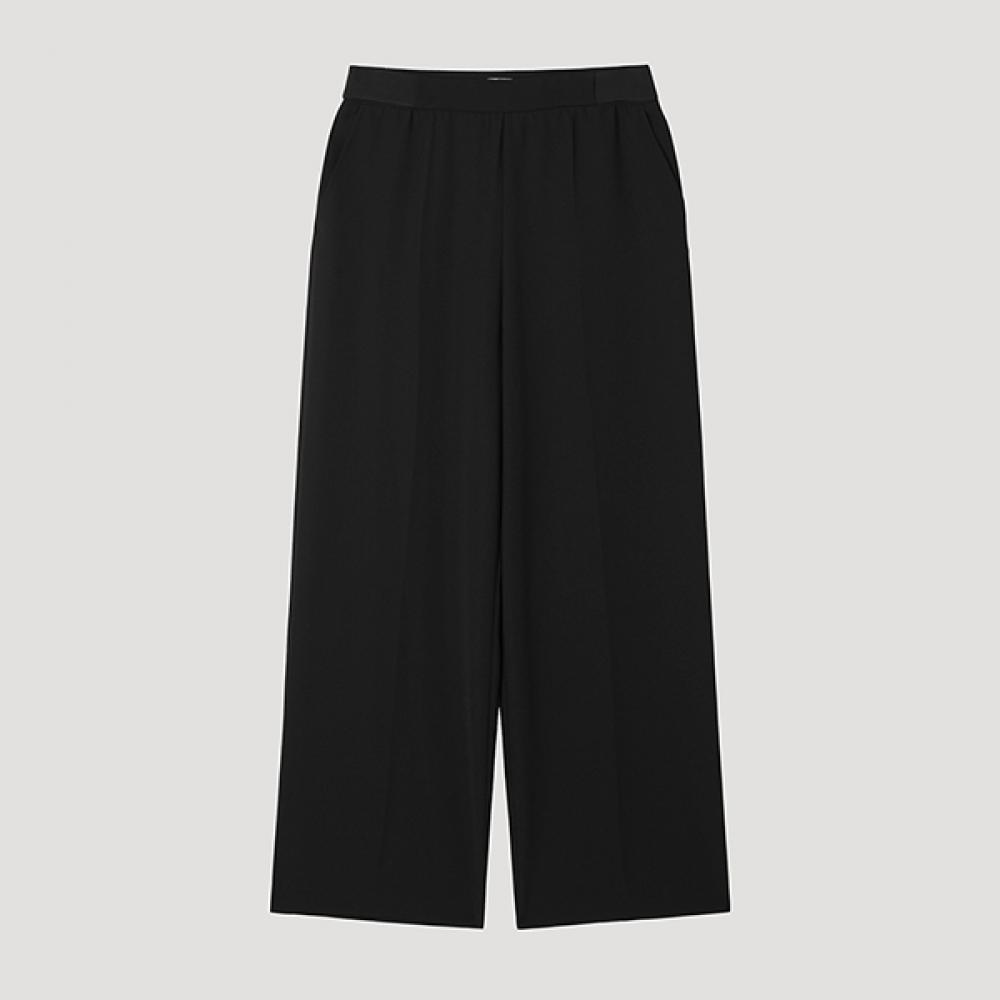 

[She S miSS] Hidden Banding Wide pantS SwwSlp22250 Bk blacks/77