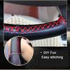 New Hand-stitched  Leather Car Steering Wheel Cover 38cm /15inch For Mercedes Benz AMG W203 W205 W204 W164 W140 W211 C260