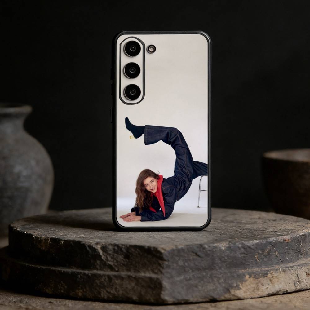 Retro Chic Vibe Natalia Dyer Phone Case For Samsung Galaxy A91,80,73,72 ,71,53,52,32 ,31,22,21s,20,Soft Black Case