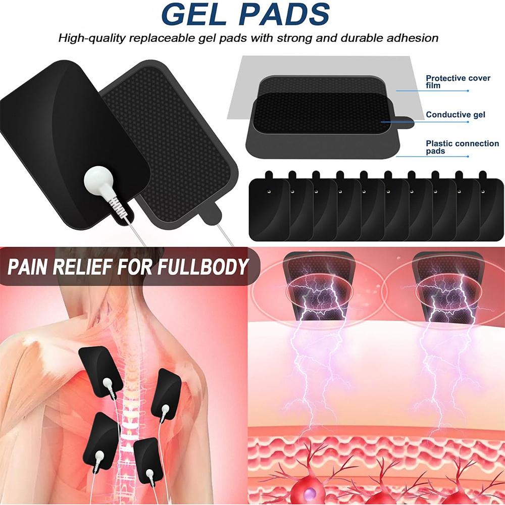 16 Tens Electric EMS Acupuncture Body Massage,Tens Muscle Stimulator Therapy Slimming Machine Electro Stimulator Digital Therapy