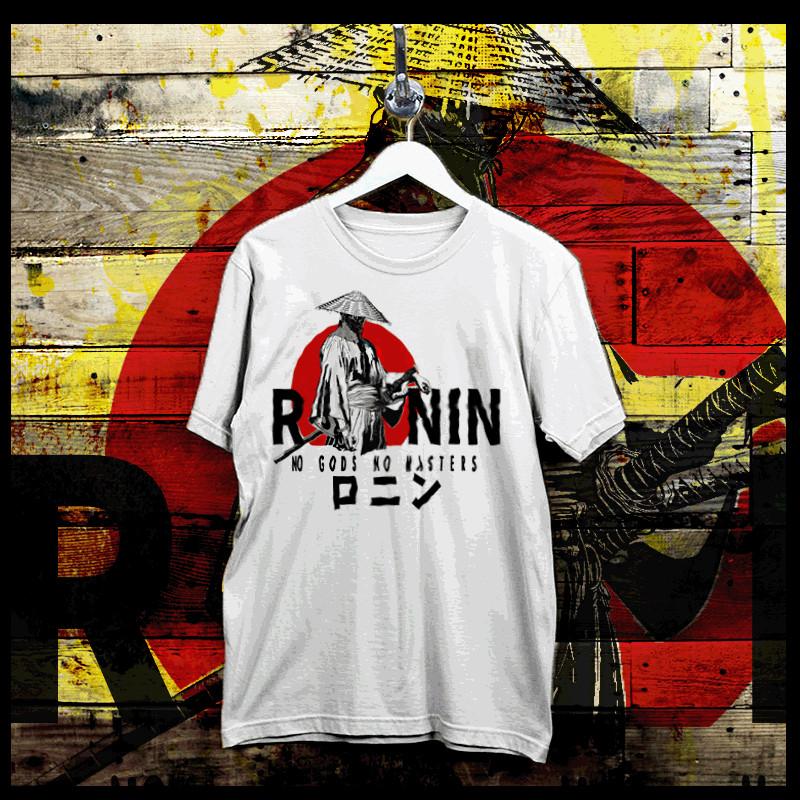 

Samurai T-Shirt Bushido Code Japanese Warrior Sword Katana Kanji Ronin sword tee XL