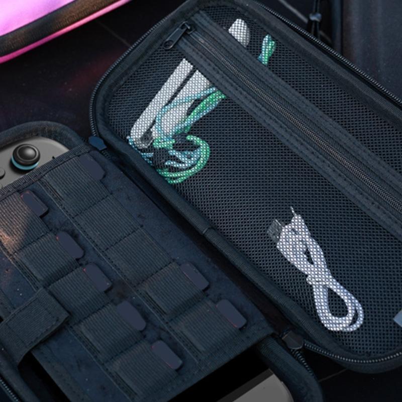 Console Storage Case Shock Resistant Shell Large Capacity Game Card Holder Compact Portable Design Bag For NS2