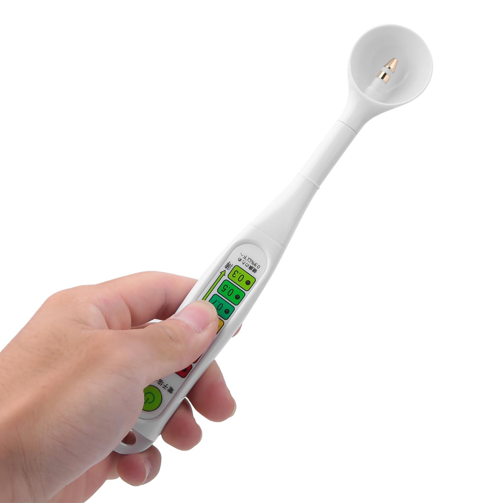 Professional LED Lights Accurate Salinometer Food Liquid Salinity Tester Meter ABS