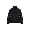 Puma Color Block Letter Embroidery Design Stand Collar Full Zip Long Sleeve Retro Sports Jacket Unisex Jacket Black 628086-01