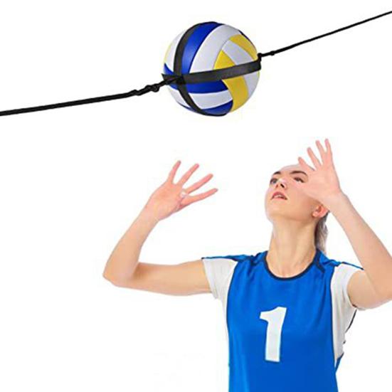 Volleyball Trainer High Elasticity Fastener Adjustable Wear-resistant Flexible Spike Training Assistant Premium Volleyball Training Belt for Exercise