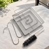 Silver Stainless Steel Cold Smoke Generator Tray Easy to Clean 304