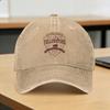 Yellowstones Camping Exploring And Adventure Sun Baseball Cap Fitted Retro Couple Women Washed Trucker Hat Snapback Cap