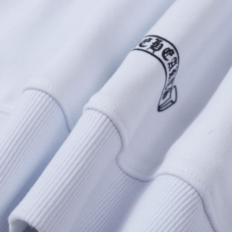 833 CHROME HEARTS Podzim a zima 2026 Nová nadměrná velikost Klasický styl Logo Zip s kapucí Mikina, Vhodná pro páry k nošení