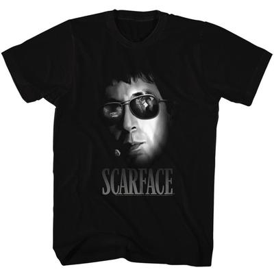 Scarface - Letecké brýle - Krátký rukáv - Dospělý - Tričko