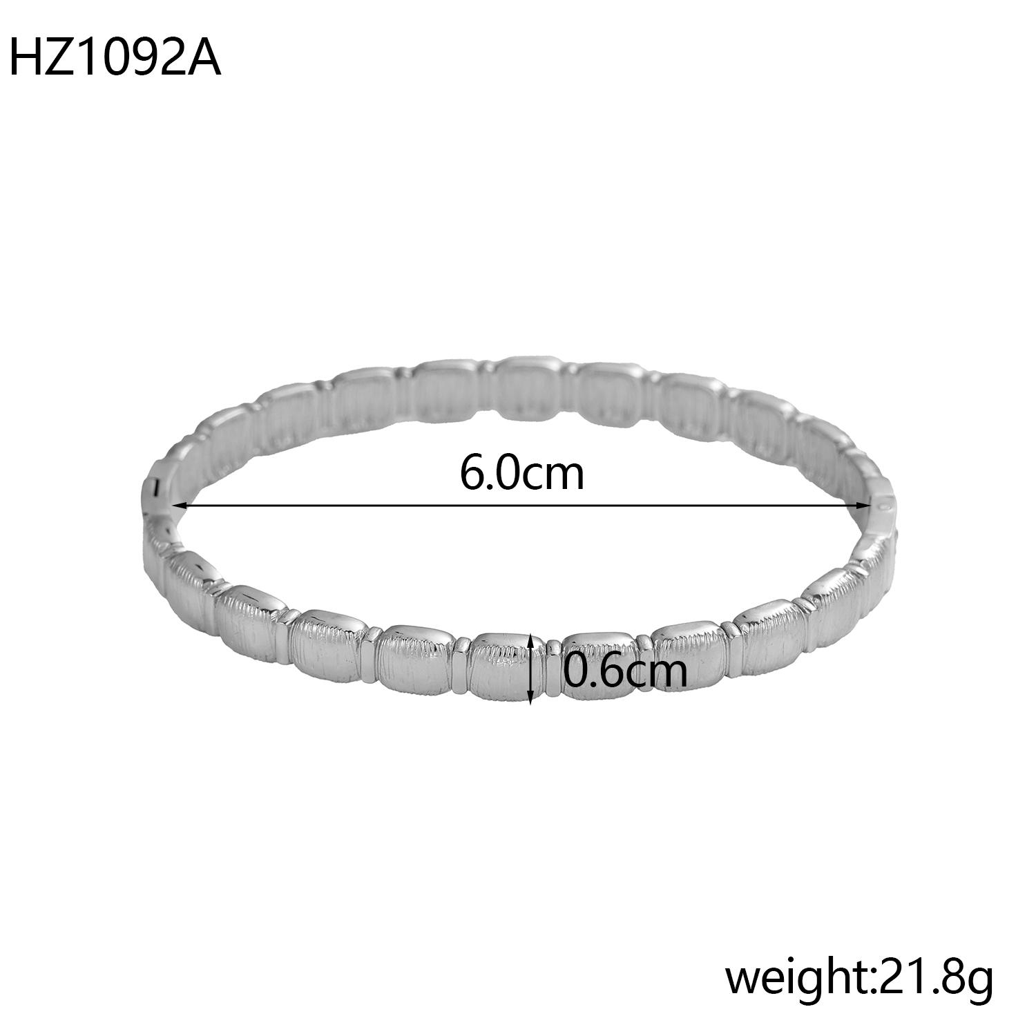 

CARLIDANA Retro Womens Flower Bracelet Stainless Steel with Irregular C-Shaped Opening Stainless Steel Fashion Bangles Jewelry