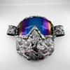 Windproof Outdoor Mask Glasses Men Off-road HD Lens MX MTB ATV Anti-Fog Full Face Protection Tactical Helmet Mask Adjustable