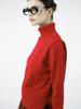 Chaenseseunoi Soft Slit High Turtleneck - Red /W244Tp06Rd