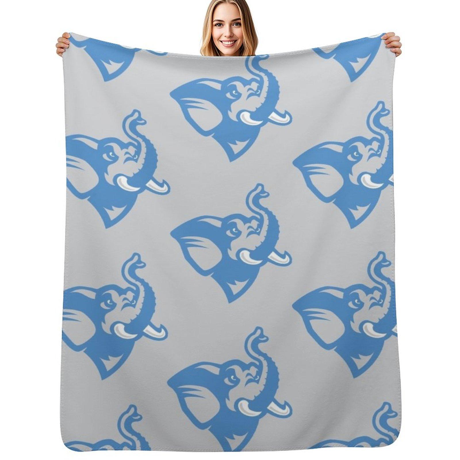 TJumbos Logo Throw Blanket Stain Resistant Cozy Warm Blanket Size: 75*100cm, Weight: 230 GSM
