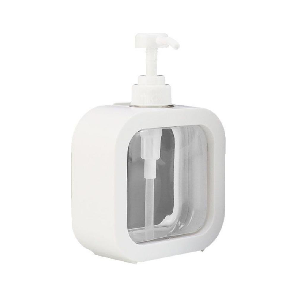 PET Plastic 300ml, 500ml Square Shampoo Bottle, Shampoo Bottle, Transparent Portioning Bottle, Soap Dispenser, Reusable