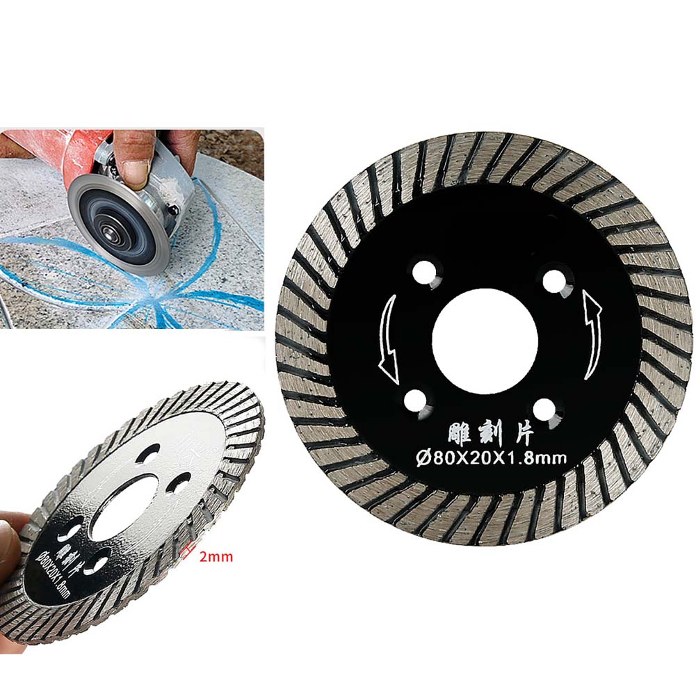 Versatile 80mm Grinding Wheel For Tile Stone Metal Wood Polishing And Cutting Emery Disc For Power Tools