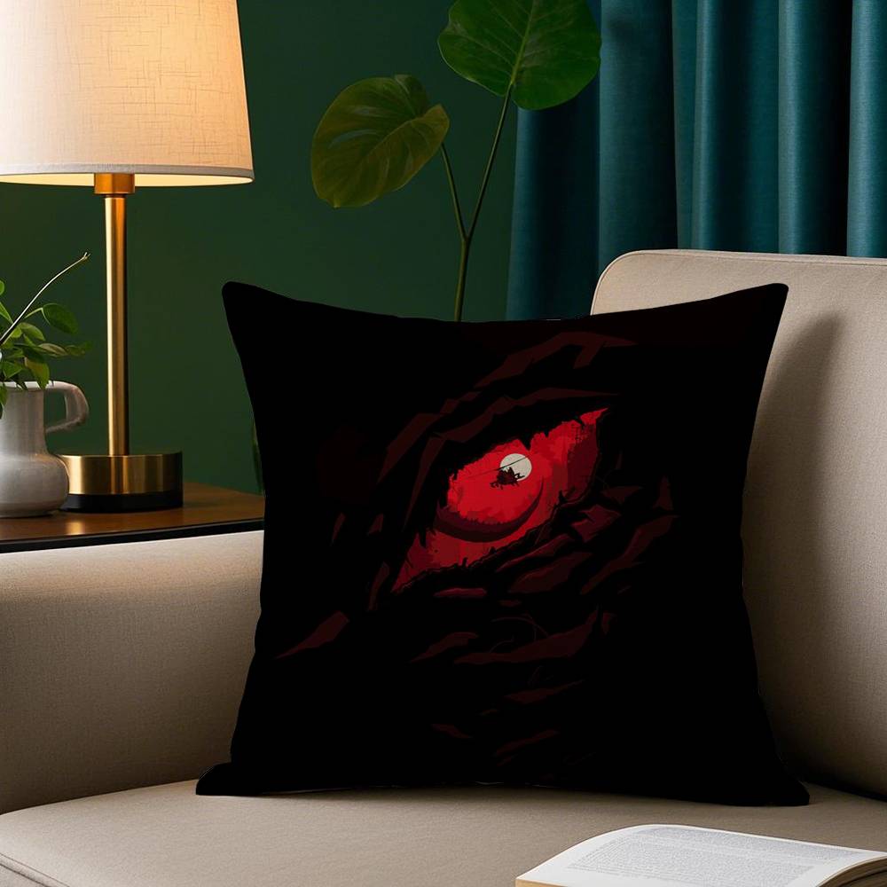 Cool G-GodzillaS Kuddfodral Plyschtyg Mjukt Kuddfodral Dubbelsidigt Tryck Soffkuddfodral Överkast