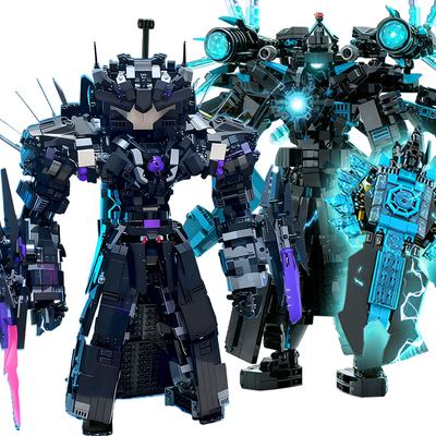 Skibidii Toiletten Riesen TV-Mann Bausteine SpeakerMan Kameramann Actionfiguren Mecha Steine Spielzeugmodell für Kinder Weihnachtsgeschenke