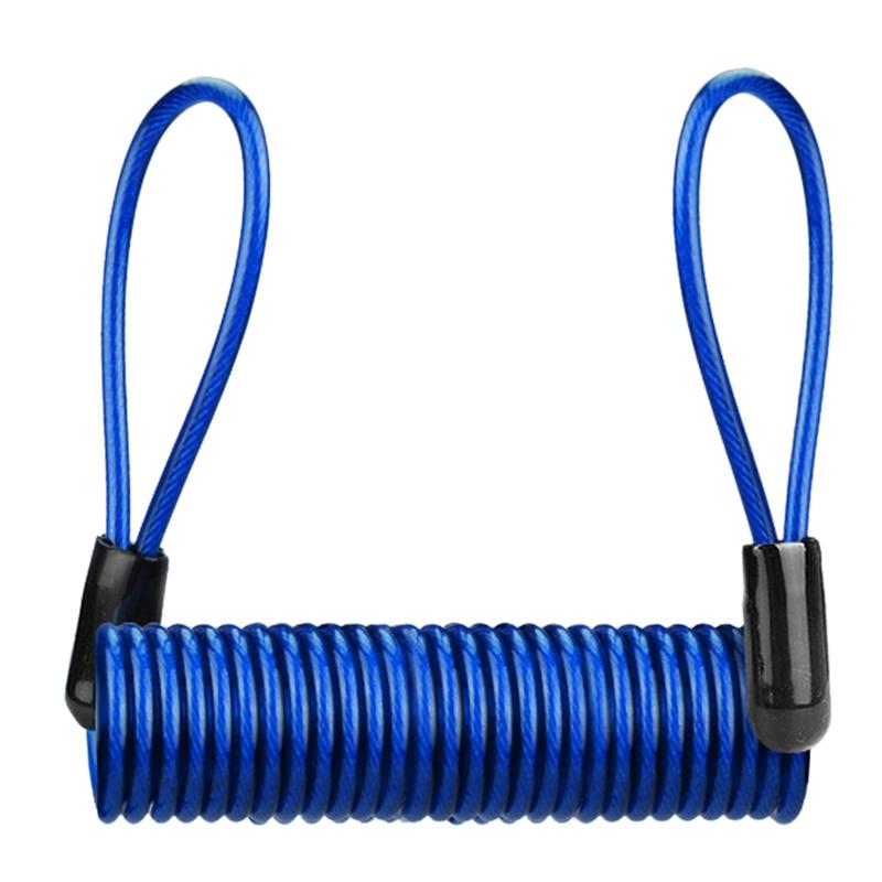 3.5mm Anti-Theft Spring Wire Rope Motorcycle Bike Lock Cable Lock Reminder Cable Theft Handlebar Scooter Disc Brake Lock
