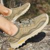 Fashion Summer Band Outdoor Mesh Shoes Quality Leather Men Casual Shoes Outdoor Breathable Flats Sneakers Male Comfortable Walking Shoes
