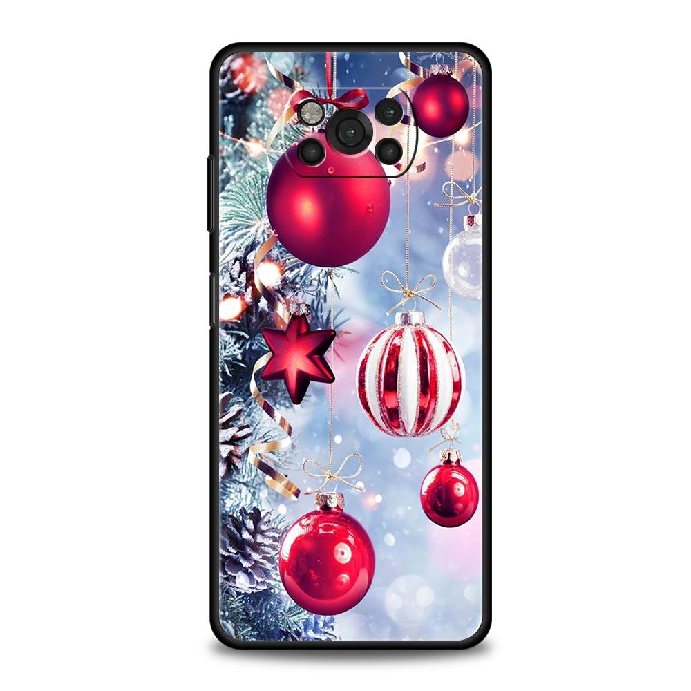Christmas Graphic Printed Phone Case For For Xiaomi Poco X6 X5 Pro X4 X3 NFC F5 Pro F4 F3 GT M5 M4 Pro 5G M3 C51 C50 C55 Cover