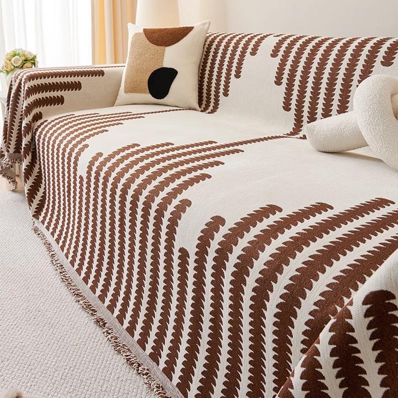 Chenille Non-Slip Cat-Resistant Sofa Cover - Full Coverage for All Seasons