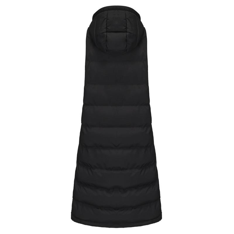 Autumn and winter new large size autumn and winter hooded long sleeveless padded casual vest 2