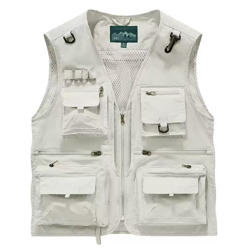 New Quick-drying Vest Men's Casual Outdoor Multi-bag Fishing Photography Vest