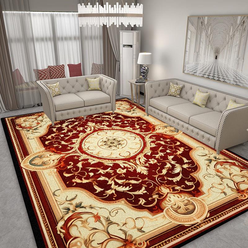 European Style Large Rugs for Living Room Decoration Home Luxury Carpet Sofa Area Nons-slip Floor Mats Bedroom Soft Carpets