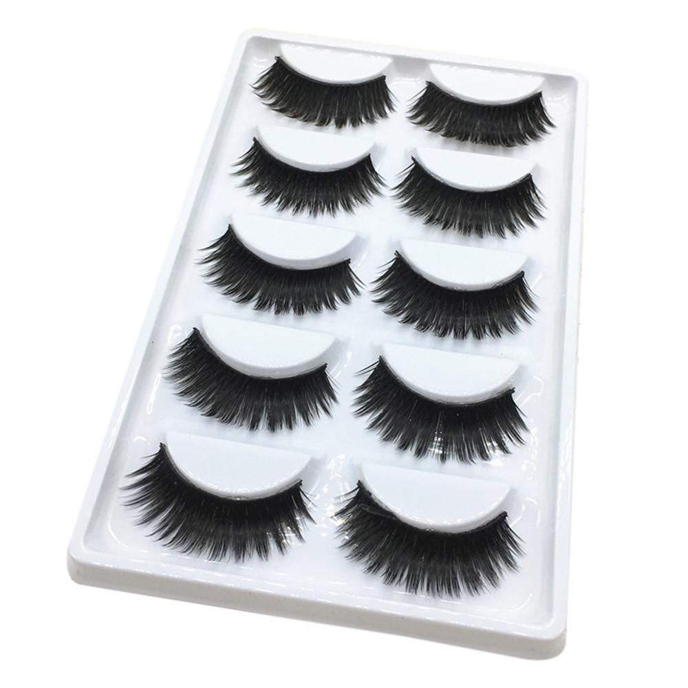 Luxury 3D False Lashes  Strip Eyelashes Long Natural Party