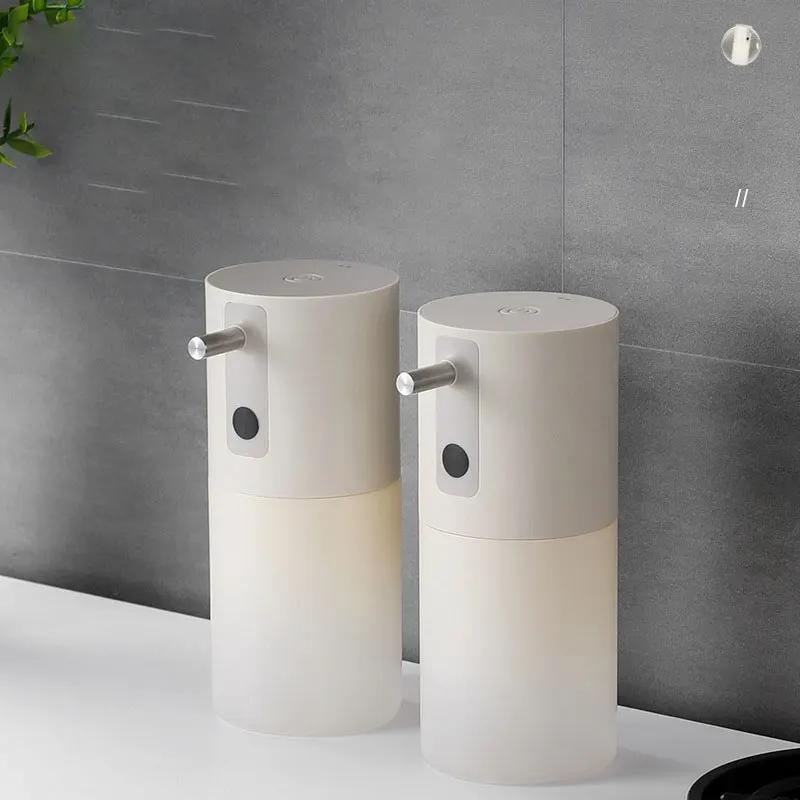 Dispensador automático de jabón de espuma para manos con inducción, portátil, con carga magnética, para mesa.
