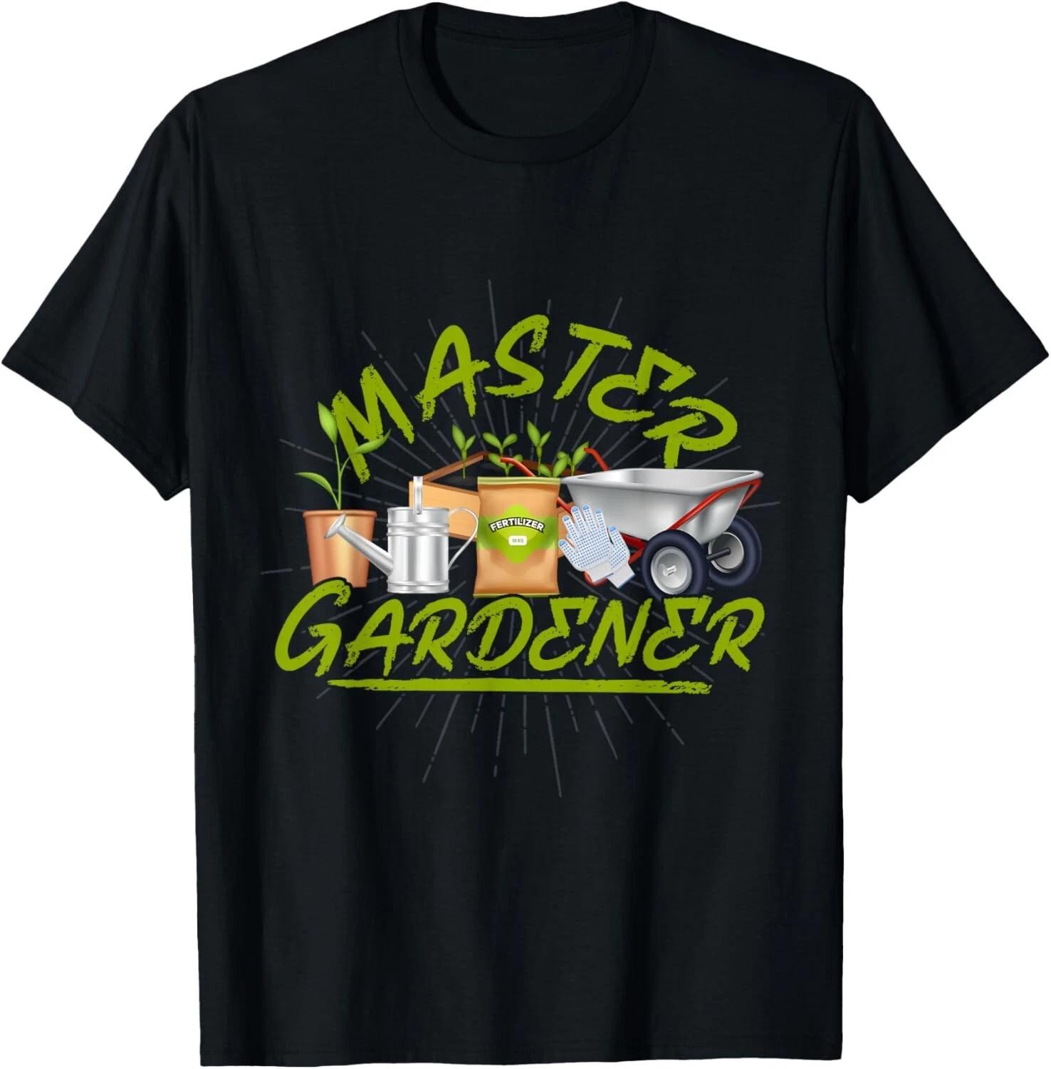 

Funny Saying Design For Master Gardener Gardening Tee Gift Unisex T-Shirt XL