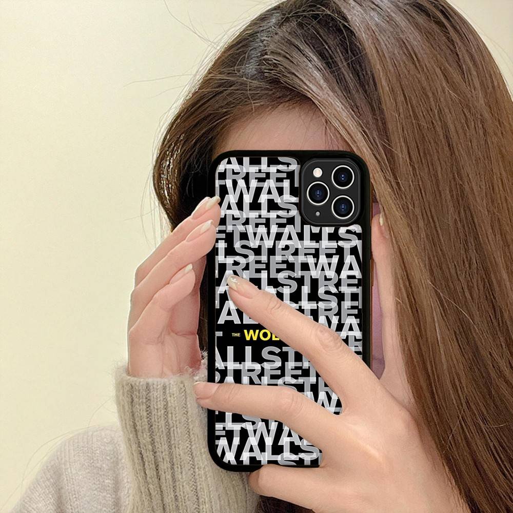 TV The W-Wolf Of W-Wall S-Street For IPhone 17 16 15 14 13 12 11 Pro Max Plus Mini PC+TPU Back Phone Cover